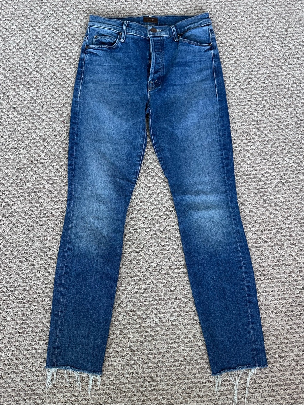 Mother denim the stunner ankle fray in so long size 26 - Picture 3 of 8